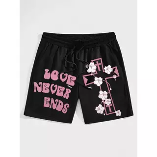 Moletom Bermuda Elegante Super Confortavel Despojado Estampado
