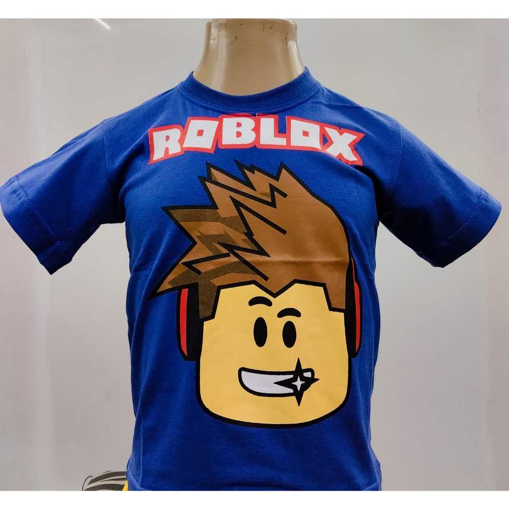 YAYA * T-Shirt De Jogo Roblox Infantil Roupas De Desenho Animado Meninas  Manga Curta