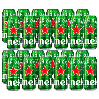 Kit Cerveja Heineken latão 473ml com 24 unidades