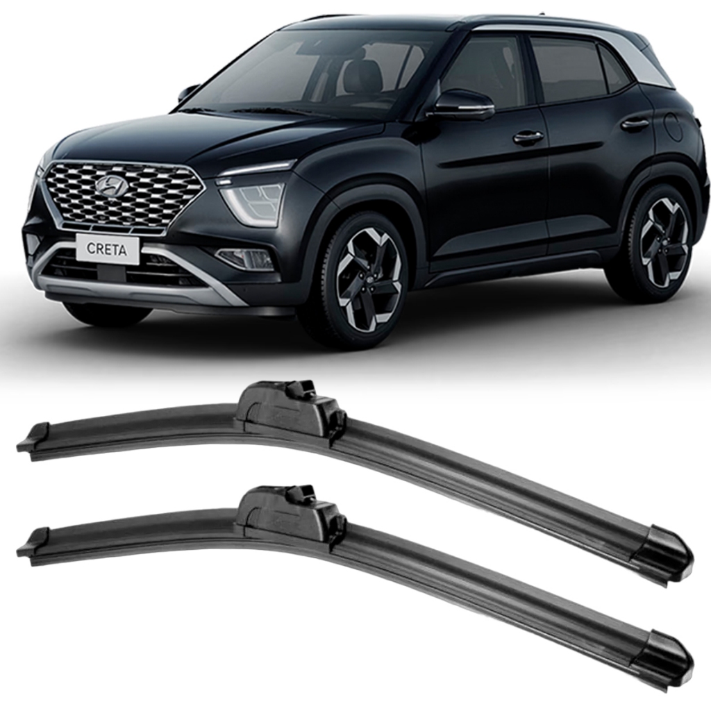 Par de Palheta Limpador Para-brisa Hyundai New Creta 2021 2022 2023 ...