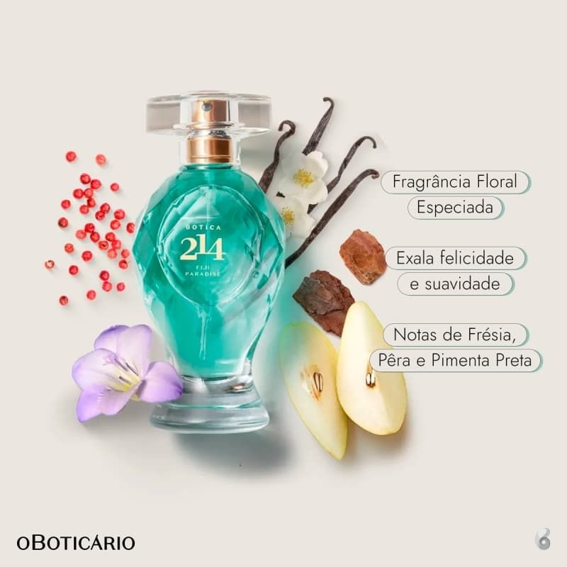 Perfume Glamour Fever Colônia 75ml O Boticário em Promoção na Americanas