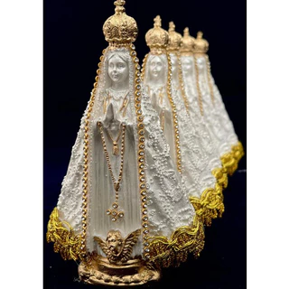 Kit 10 Nossa Senhora Aparecida Bordadinha Rica em Detalhes Lançamento Lembrancinhas
