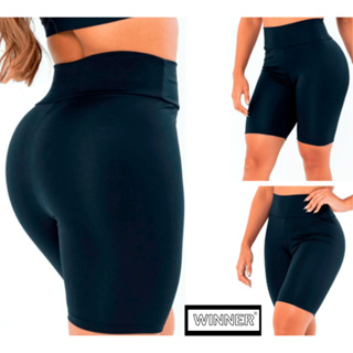 Kit 3 Short Feminino Fitness Academia Liso Zero Transparência