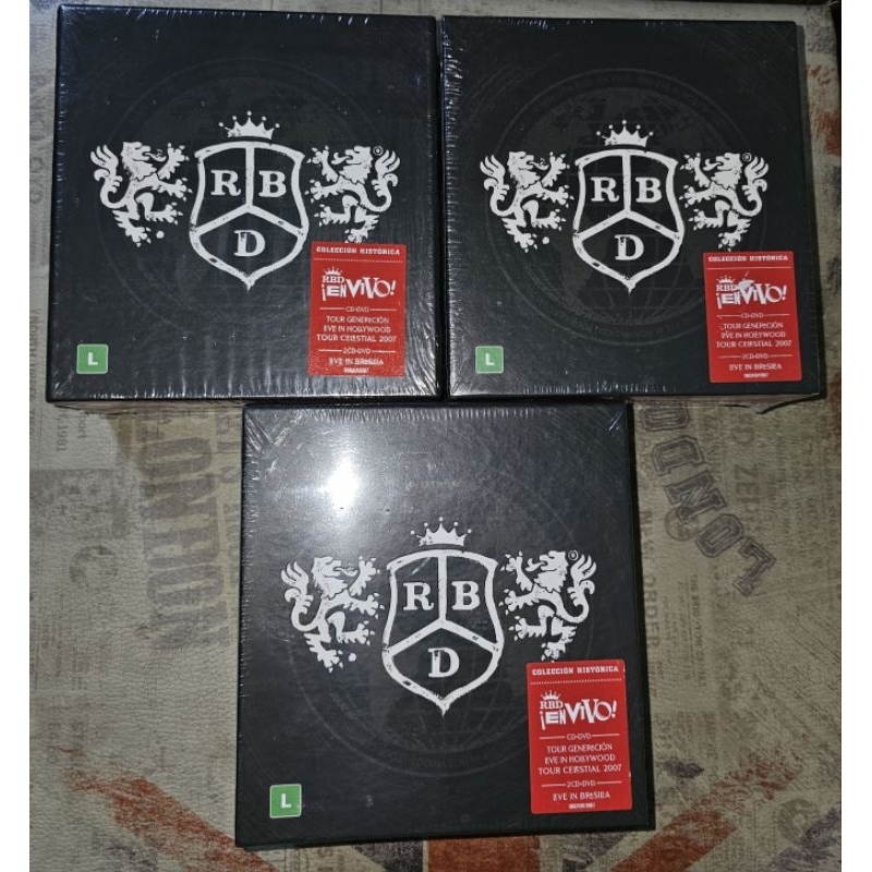Box RBD Rebelde En Vivo Lacrado | Shopee Brasil