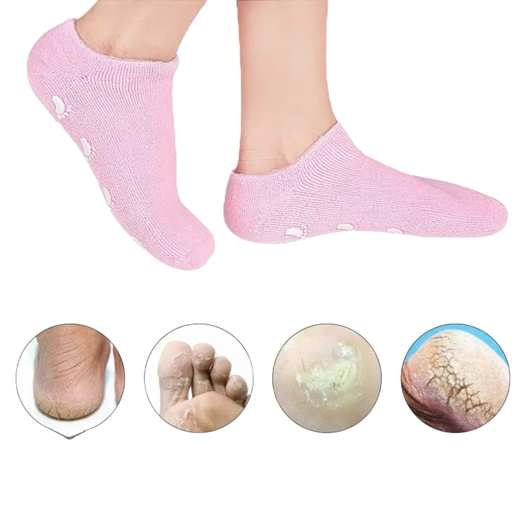 Meia de Hidratação para Os Pés/Gel Spa | Shopee Brasil