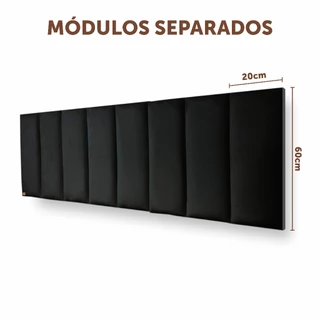 Cabeceira de cama Modular Almofadada suspensa Adesiva Decorativa