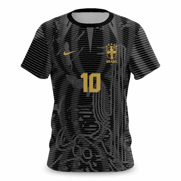 Camiseta Brasil Preta Edição Especial
