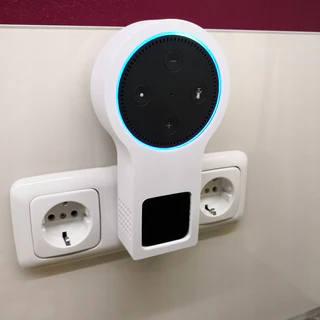 Suporte de Tomada para Alexa Echo Dot 3, tomada 51mm