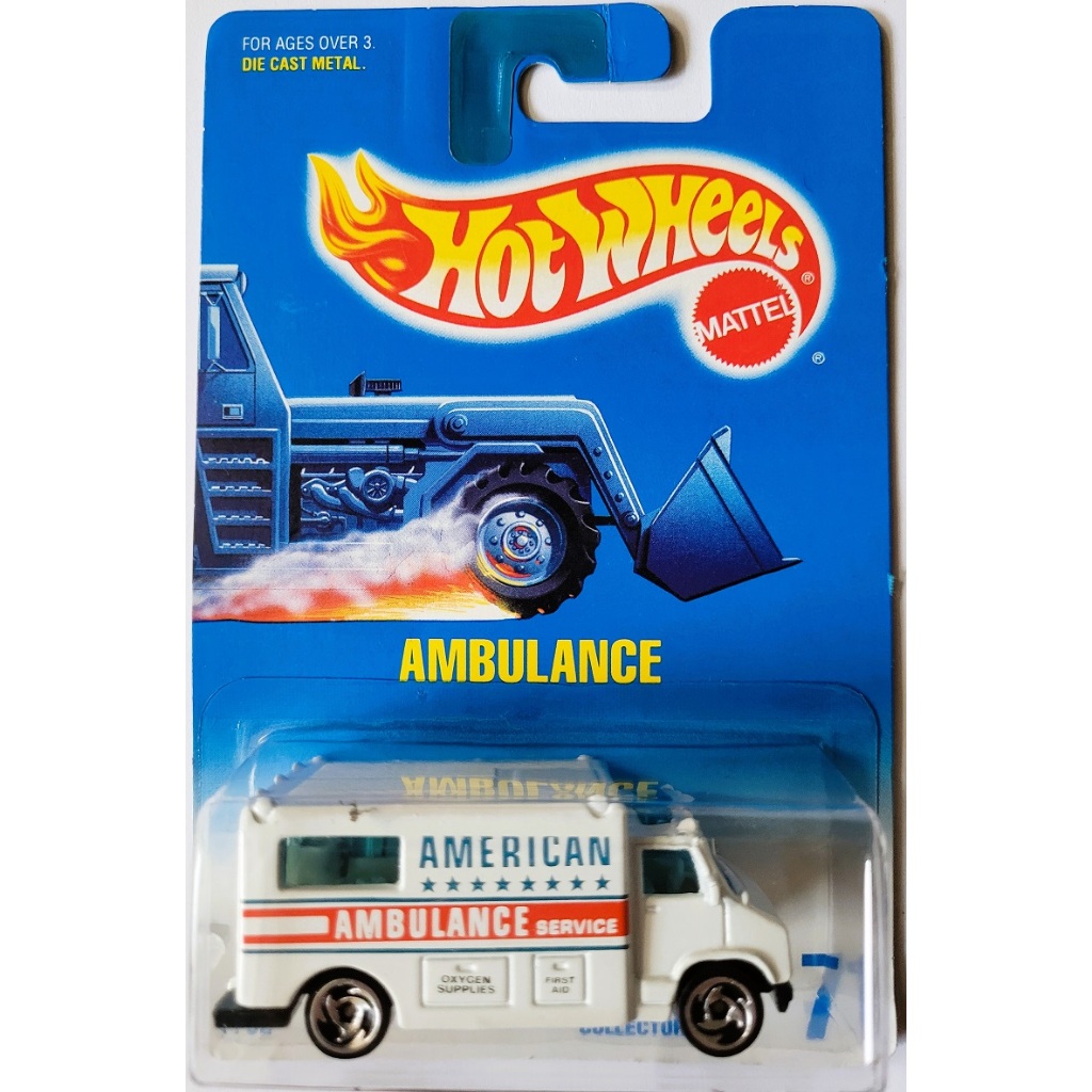 Hot Wheels Ambulance Ambulância American 1:64 | Shopee Brasil