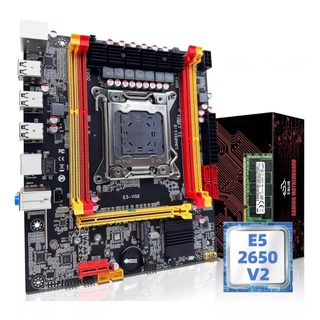 Kit Placa Mãe Processador Xeon E5 2650 V2 E 16gb Ram Ddr3 Ec