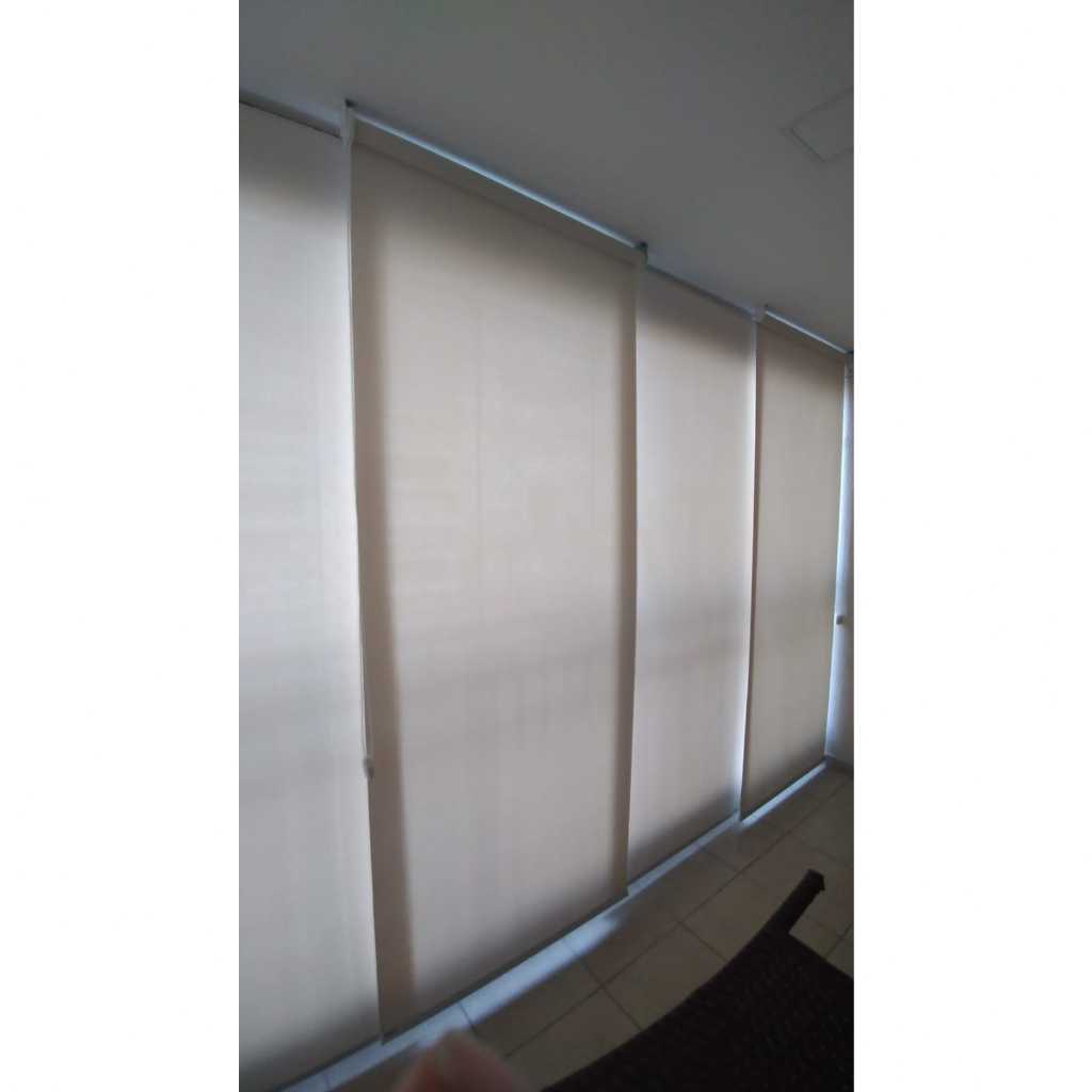 Cortina Rolo Tela Solar 1% Premium COM TRILHO DESLIZANTE L 0,90x2,45 A Mais Privacidade