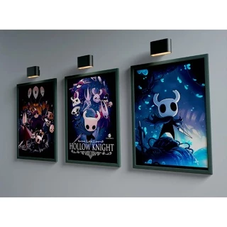 Quadro Decorativo Game Poster Decoração Knight Home Decor Hollow Cavaleiro Jogo Quarto Decoração