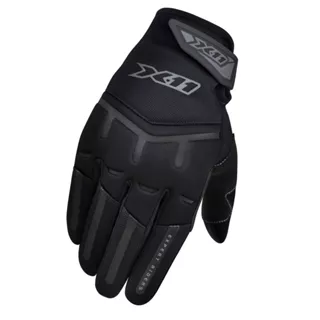 Luva X11 Fit X Masculina Motoqueiro Motocross Par Preta