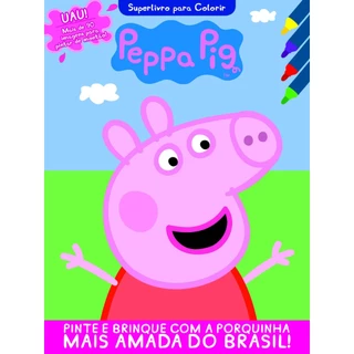 Peppa Pig Superlivro para Colorir