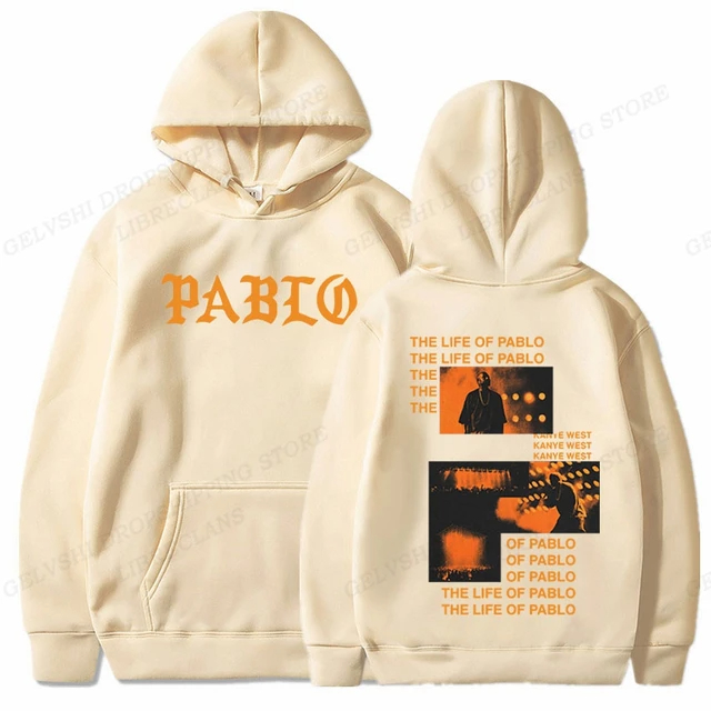 Blusa Moletom Canguru Com Capuz Kanye West Pablo Fleece Sweatshirt