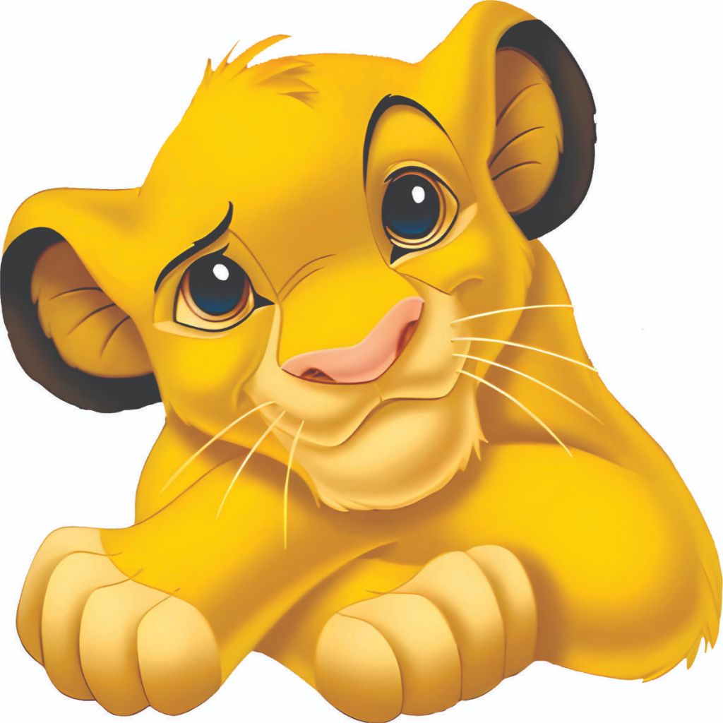 1 DISPLAY SIMBA REI LEÃO 70CM MDF 3MM