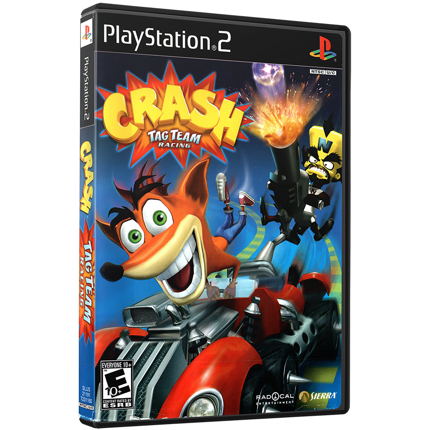 Ps2 - Crash Tag Team Racing (leiam A Descrição) | Shopee Brasil