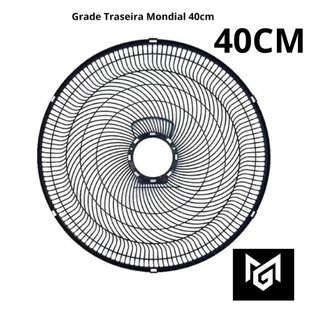 GRADE TRASEIRA DO VENTILADOR MONDIAL 40CM PRETA