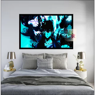 Quadros Decorativos Solo leveling Online 60x40 Animes