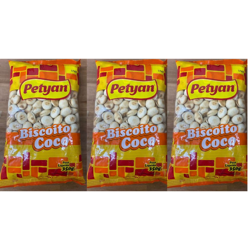 Biscoito Pocazoi Petyan 350g - Sabor Coco Tradicional Ideal para o Café ...
