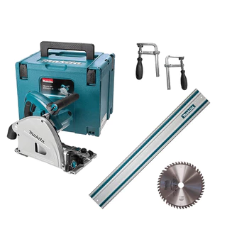 Kit Serra Circular de Trilho SP6000J Makita e Trilho 1 Metro e 2 Sargentos