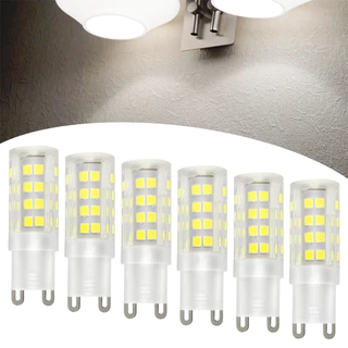 Kit 6 Lâmpadas Led G9 Halopim 7w Bivolt Luz Branco Frio
