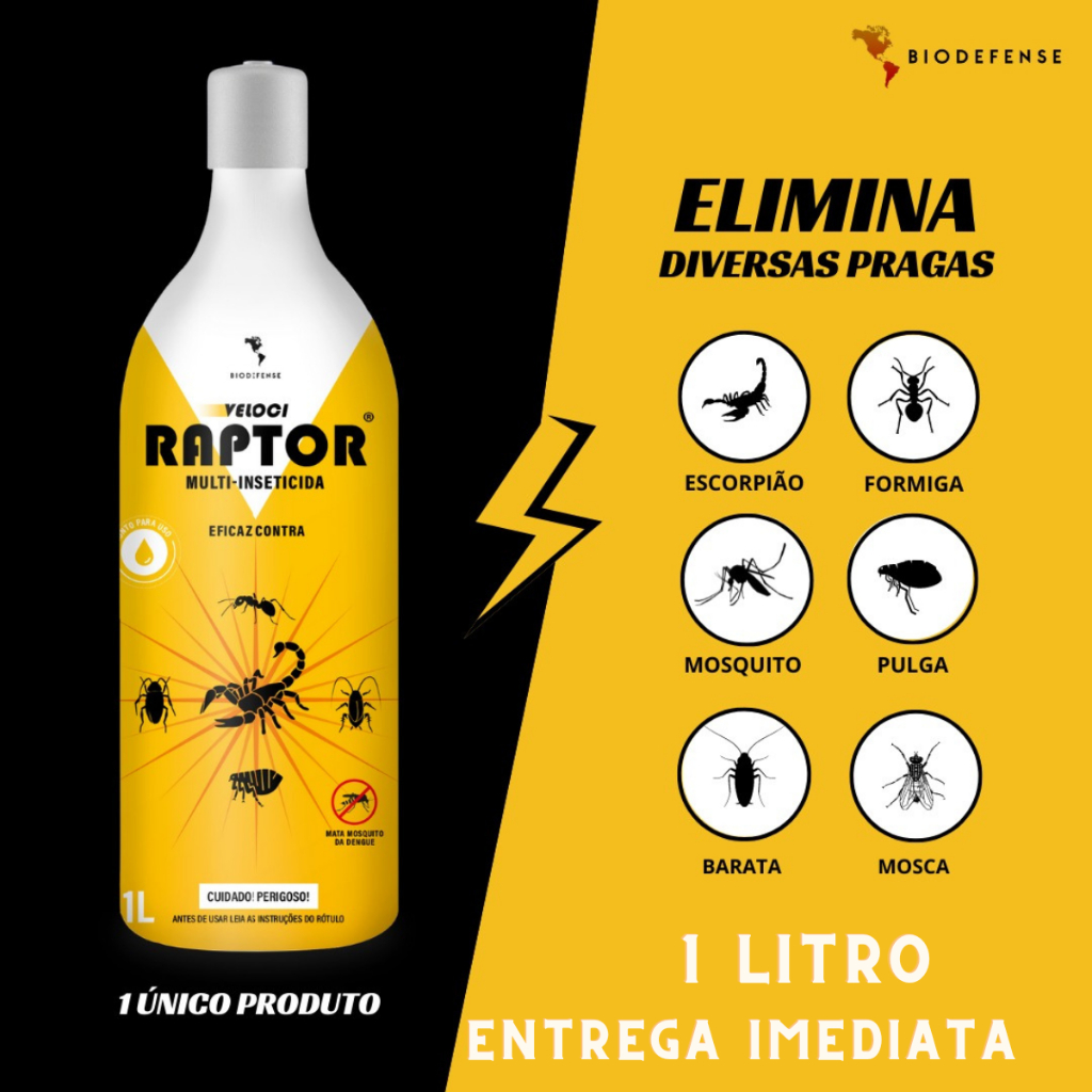 Mata Escorpião Formiga Barata Raptor, Mata insetos