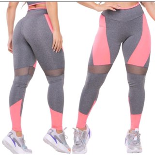 Conjunto Fitness Duas Cores Legging + Top Confortável