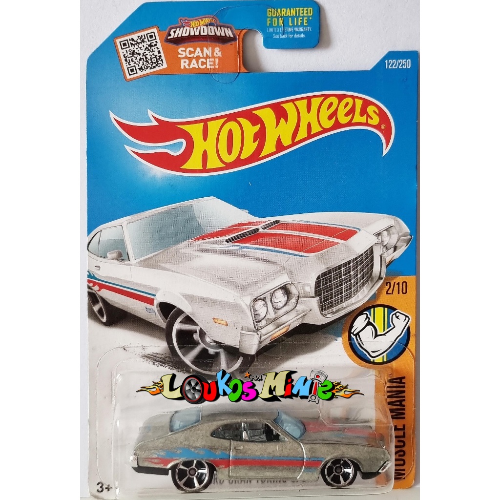 Hot Wheels ´72 Ford Gran Torino Sport Muscle Mania Zamac 122