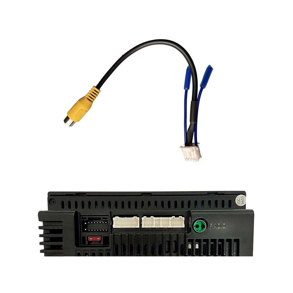Conector Rca Universal 2 Pinos Câmera Ré Multimidia Android