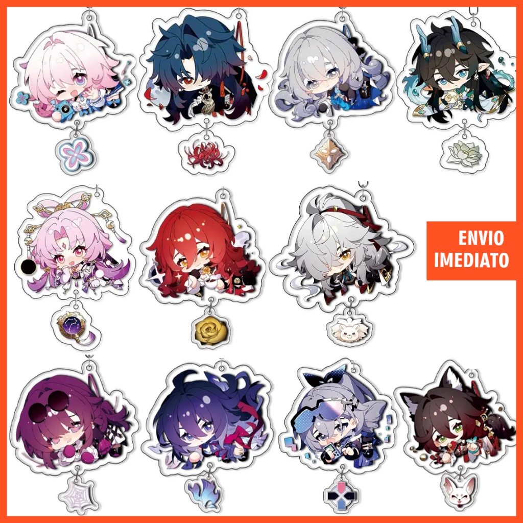 Honkai: Star Rail - Chaveiro com Miniatura