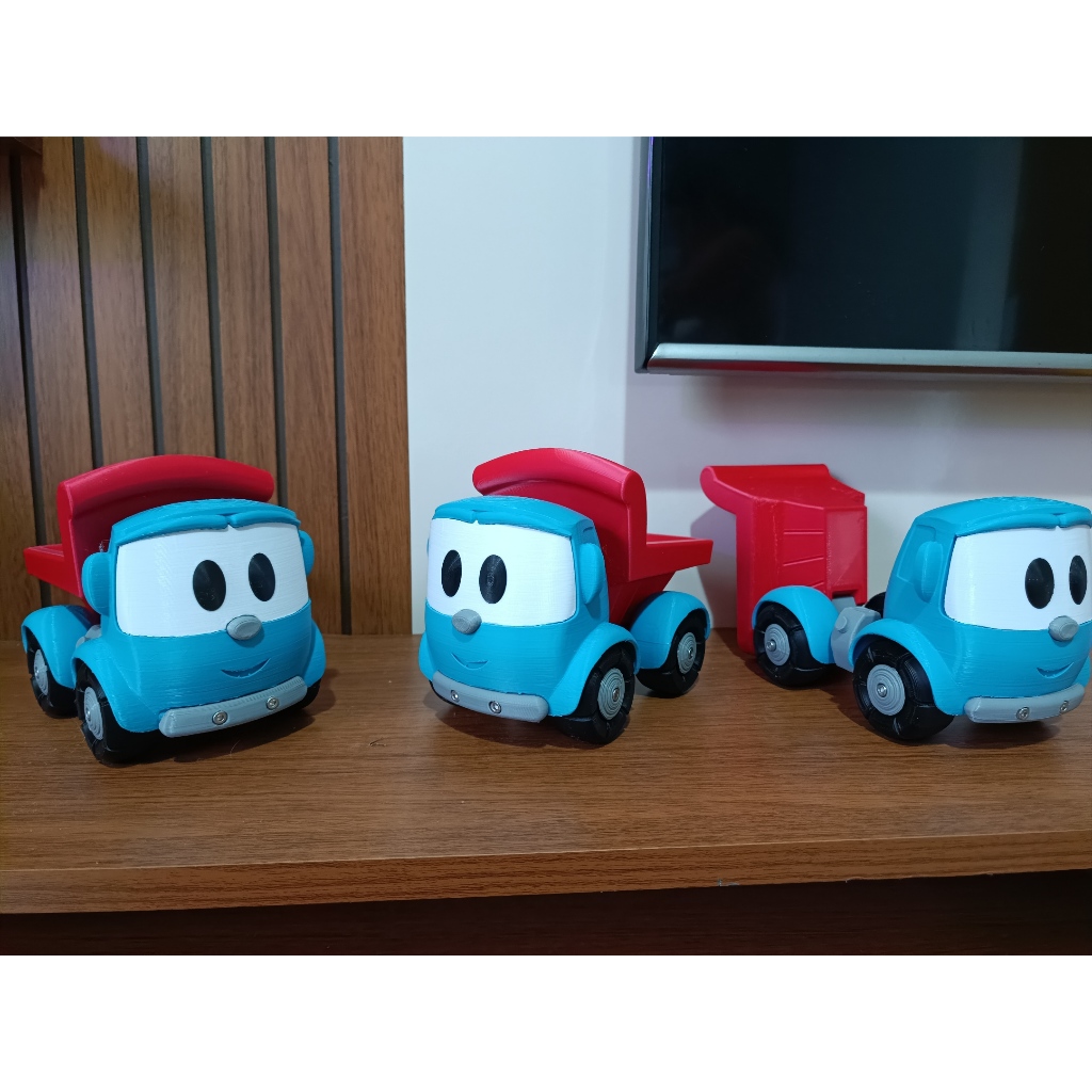 Léo o caminhão brinquedo luxo - articulado | Shopee Brasil