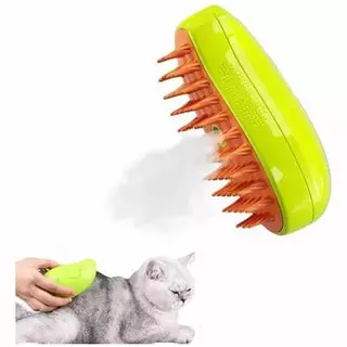 Escova A Vapor Gato Vaporizada Cães Gatos Inteligente Pelos