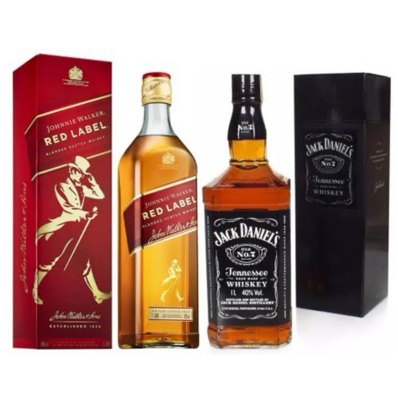 kit Red label + Jack Daniel's Old No.7 1L | Shopee Brasil