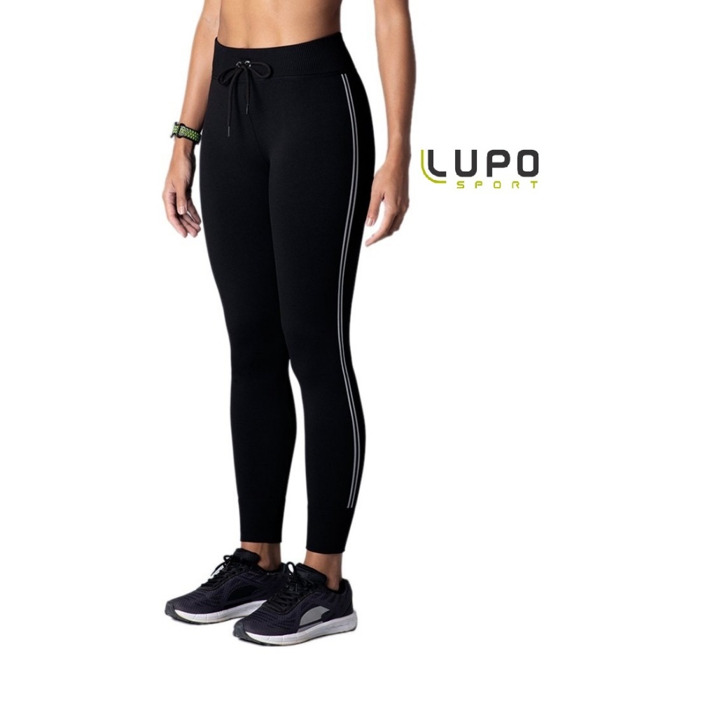 Calça Legging Feminina Adulto Act Seamles Detalhe Listras 71716, legging  lupo 