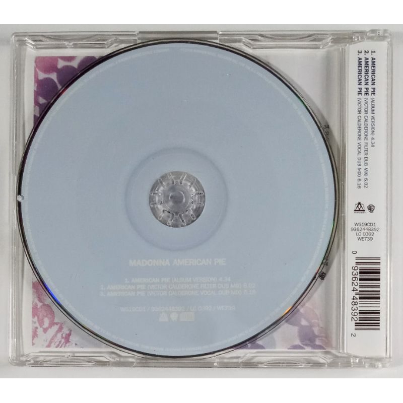 マドンナ　American Pie　紙ジャケ仕様 EU盤 CDシングル CD Single Madonna - American Pie (original/importado) | Shopee Brasil