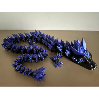 Dragão Cristal articulado flexível brinquedo decoração