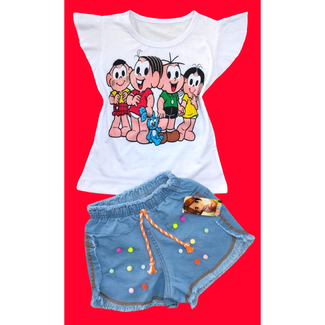 CONJUNTO TURMA DA MÔNICA. | Shopee Brasil