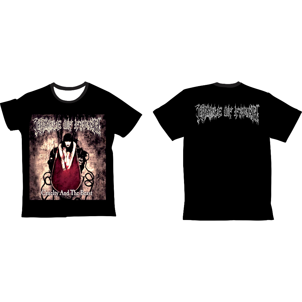 Camiseta Cradle Of Filth Tecido Dry Fit Poliéster | Shopee Brasil
