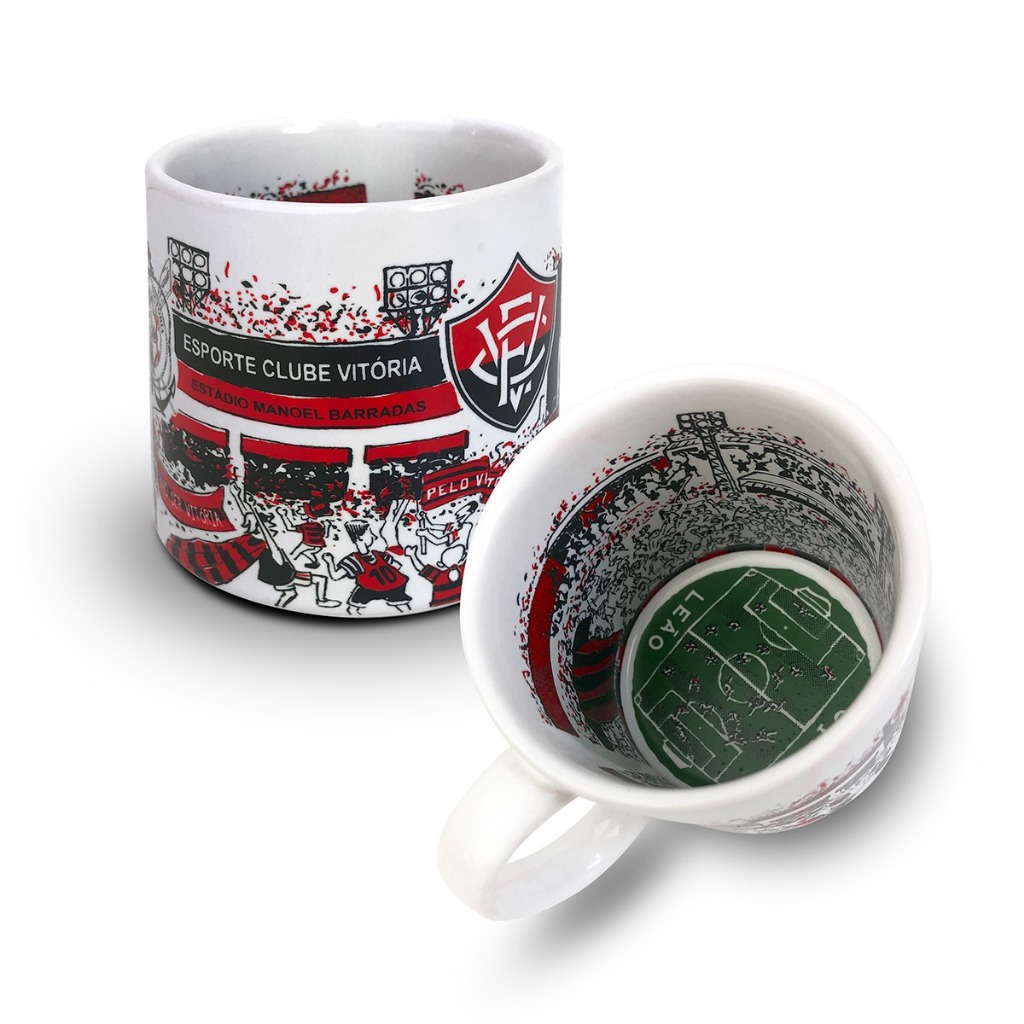 CANECA ESTÁDIO ESPORTE CLUBE VITÓRIA - OFICIAL E LICENCIADA - PRESENTE ...