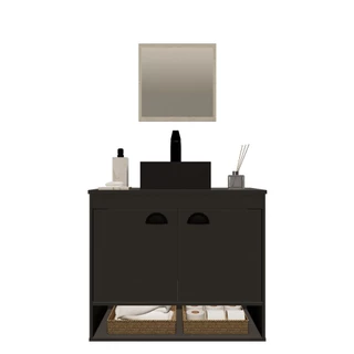 Gabinete Banheiro 100% MDF - Latina 51 cm