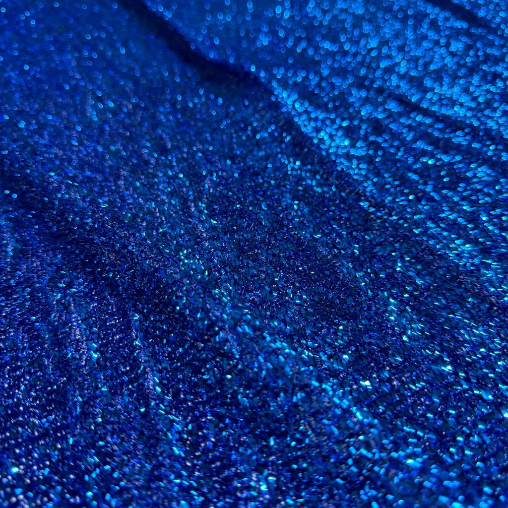 Tecido Lurex Azul Royal Esponjado 1,50m Para Decorações de Festa ...