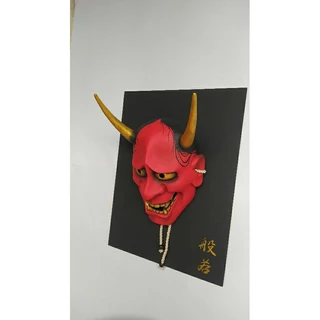 Hannya Japonesa Escultura Para Decoração