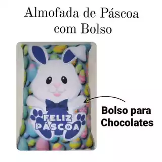 Almofada de Páscoa /Almofada Porta chocolate - PÁSCOA 2026 em Oferta na Shopee