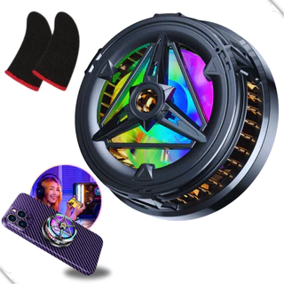 Cooler Para Celular + Luvinha de dedo Gamer Resfriador Gela Até 15° Graus
