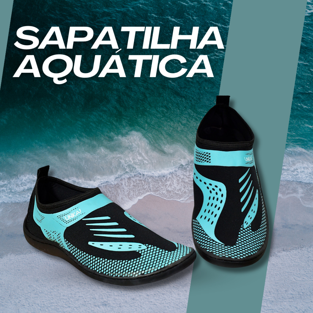 Sapatilha Náutica Neoprene Solado de Borracha Sapatilha Aquatica