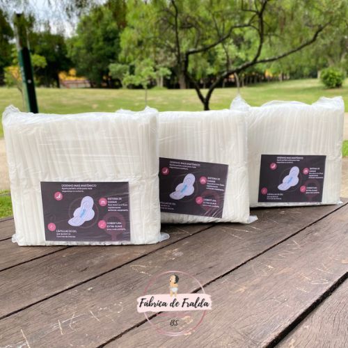 KIT 150 ABSORVENTE FEMININOS SUAVE C/ABAS (REVENDA) | Shopee Brasil