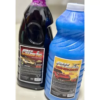2LT LM SUPRA RILL + 2LT SOLUPAN X4 REMOVEX RILL - KIT DETERGENTE ACIDO + DESENGRAXANTE ALCALINO
