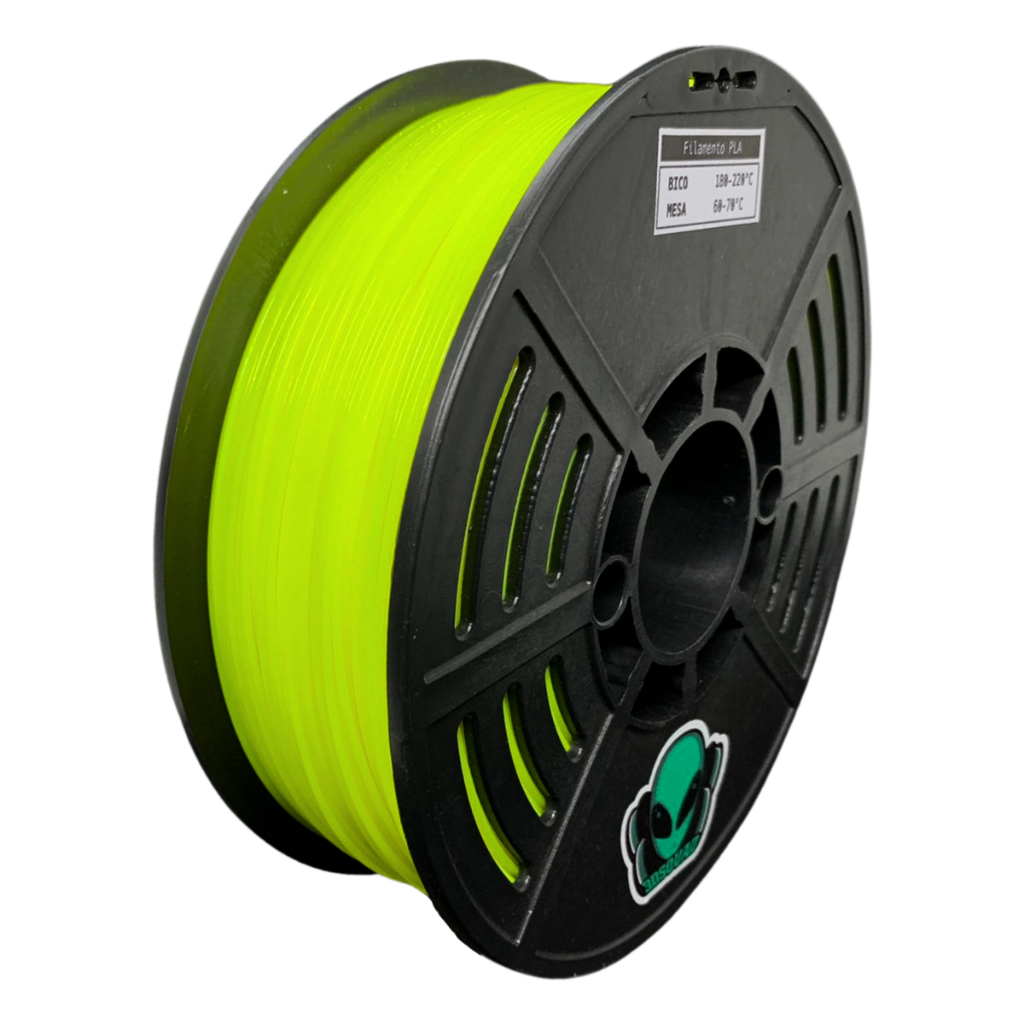 Filamento Pla Amarelo Atomic 1.75mm 1kg - Impressora 3D