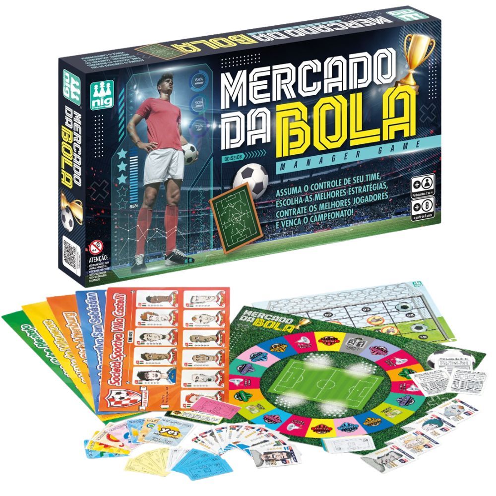 Jogo Mercado Da Bola Jogo De Tabuleiro Futebol